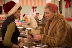(L-R) Rooney Mara  & Cate Blanchett in Carol