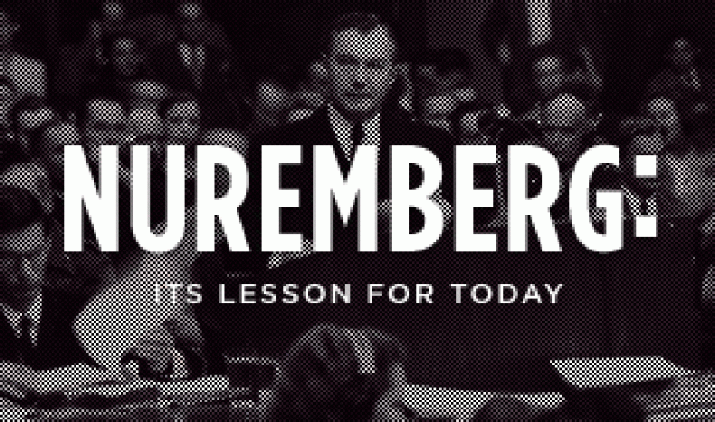 <em>Nuremberg: Its Lesson For Today</em>