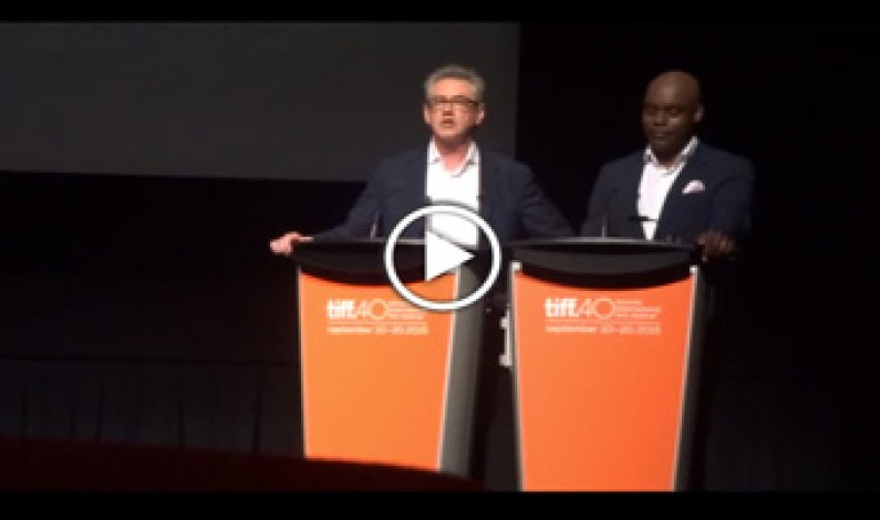 Piers Handing & Cameron Bailey Introduce the 40th Toronto International Film Festival (TIFF)