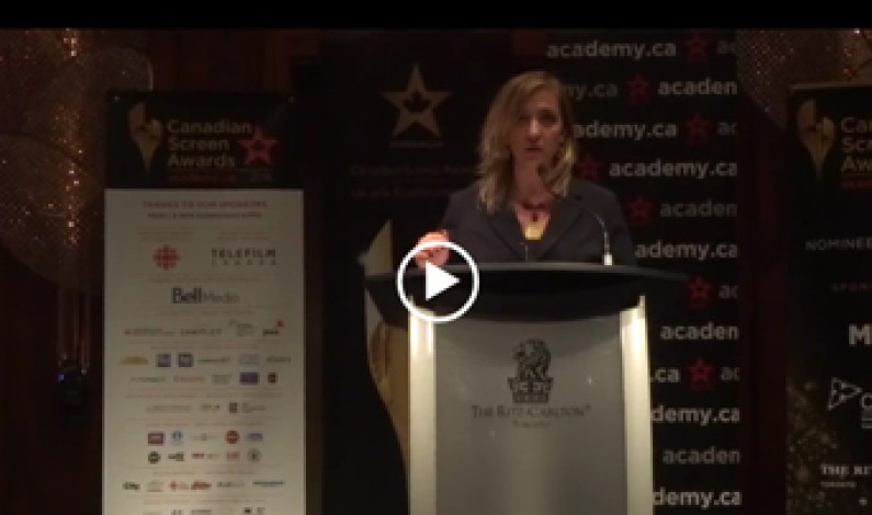 Francesca Accinelli Of Telefilm Ends #CdnScreenWeek Opening Remarks Perfectly