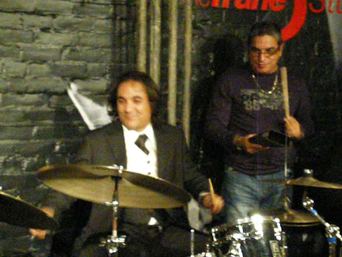 Considered one of the best, if not the best, latin drummer in the world, Horacio “El-Negro” Hernandez sits in with the band.