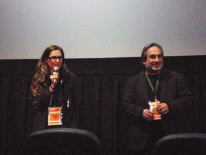 Director Vivi Friedman and the producer of <em>Family Tree</em> at the film’s Q&A.